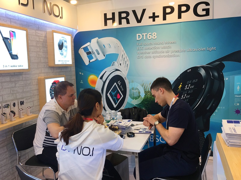 No.1 smartwatch booth at GlobalSourcesTradeFair2019