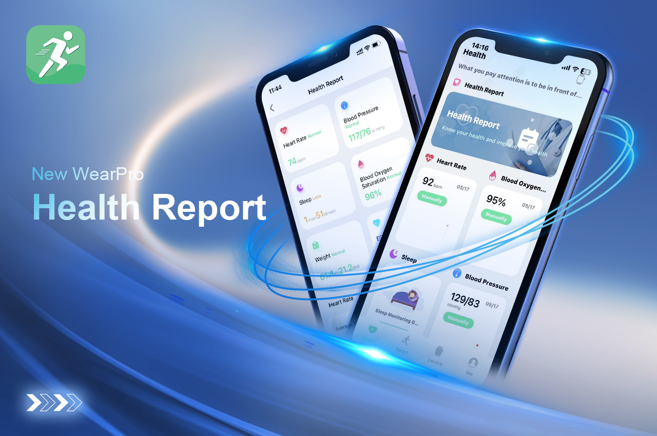 WearPro Health Report provides instant analysis about your health